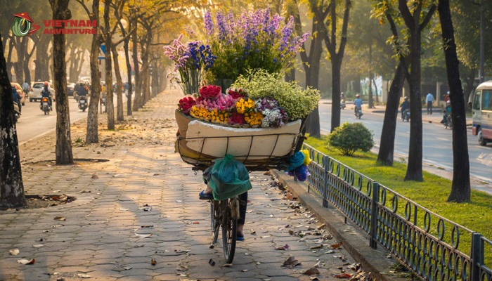 Autumn is the optimal season for Hanoi motorbike tours