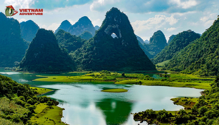 Cao Bang with its majestic mountains, intricate caves, and serene lakes