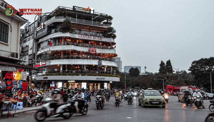 Hanoi's traffic culture is characterized by a harmonious chaos