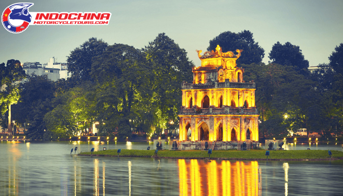 Hoan Kiem Lake and Ngoc Son Temple are famous places in Hanoi Capital