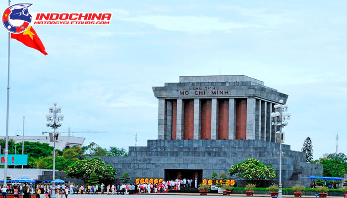Uncle Ho's Mausoleum stands solemnly in the heart of the magnificent capital