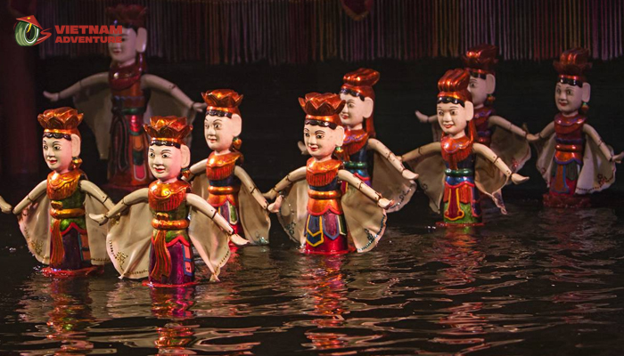 Water puppet shows are a traditional form of Vietnamese entertainment