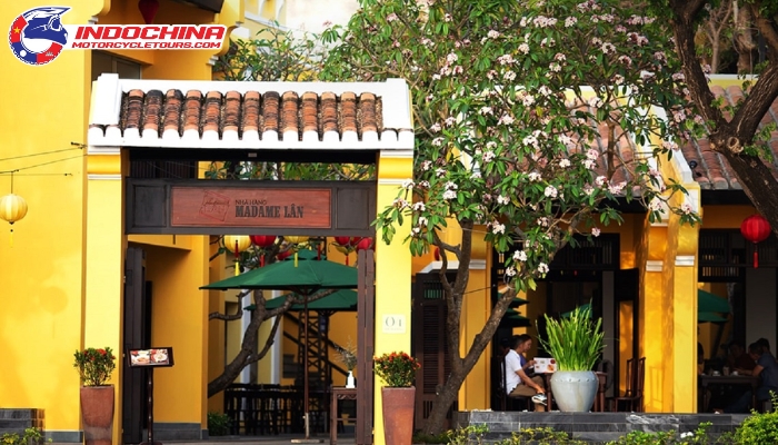 The restaurant serves traditional dishes of Central Vietnam