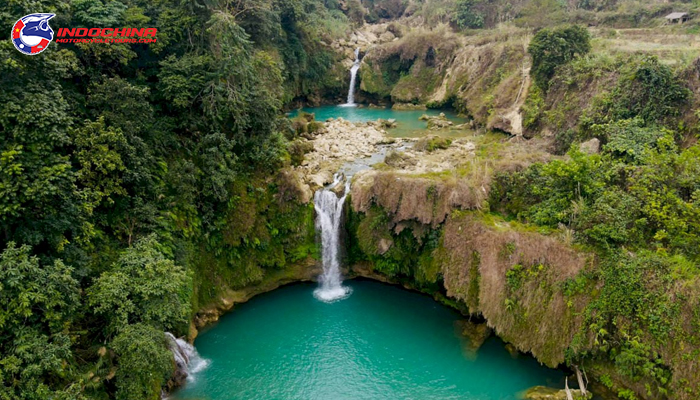 Vietnam Waterfalls cannot miss Chieng Khoa waterfall in Moc Chau