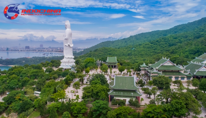 Linh Ung Pagoda at Son Tra Peninsula is famous for its giant Lady Buddha