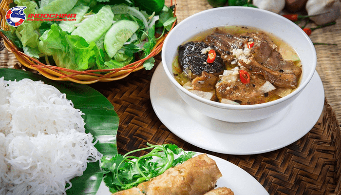 Delicious bun cha is famous in Hanoi