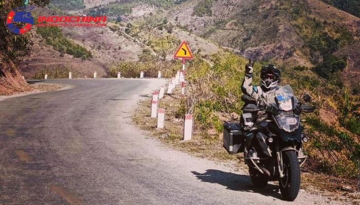 Embrace the thrill of winding mountain roads on an off-road motorcycle adventure tour in Vietnam