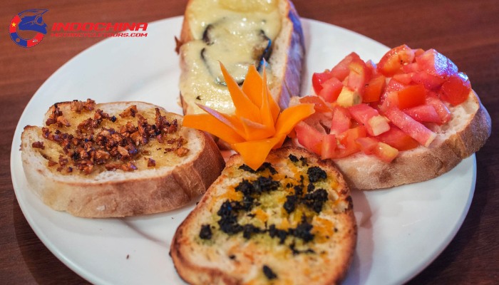 Variety of bruschetta at Mr. Hung Italian Restaurant