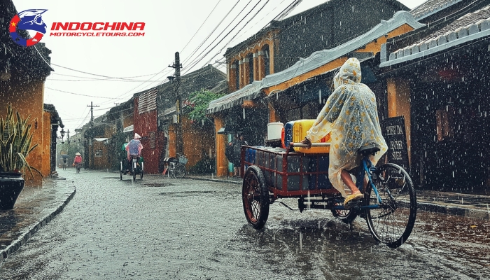 Prepare for occasional rain while soaking in Hoi An’s cultural charm.
