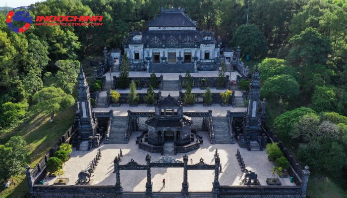 Khai Dinh Tomb stands out as the most beautiful royal tomb in Hue.