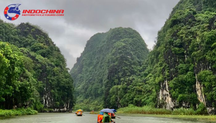 Misty mornings and serene landscapes add a touch of tranquility to Ninh Binh.